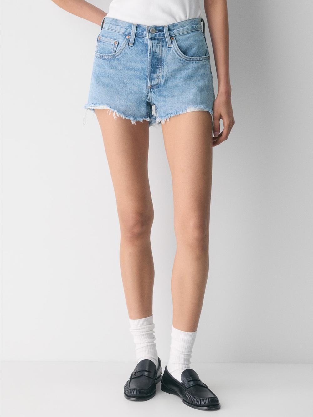 Denim Forum The ‘90s Vintage Cut Off Denim Shorts